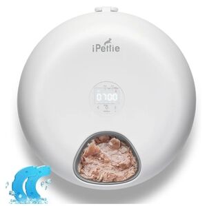 iPettie Donuts Frost 6 Meal Cordless Automatic Pet Feeder